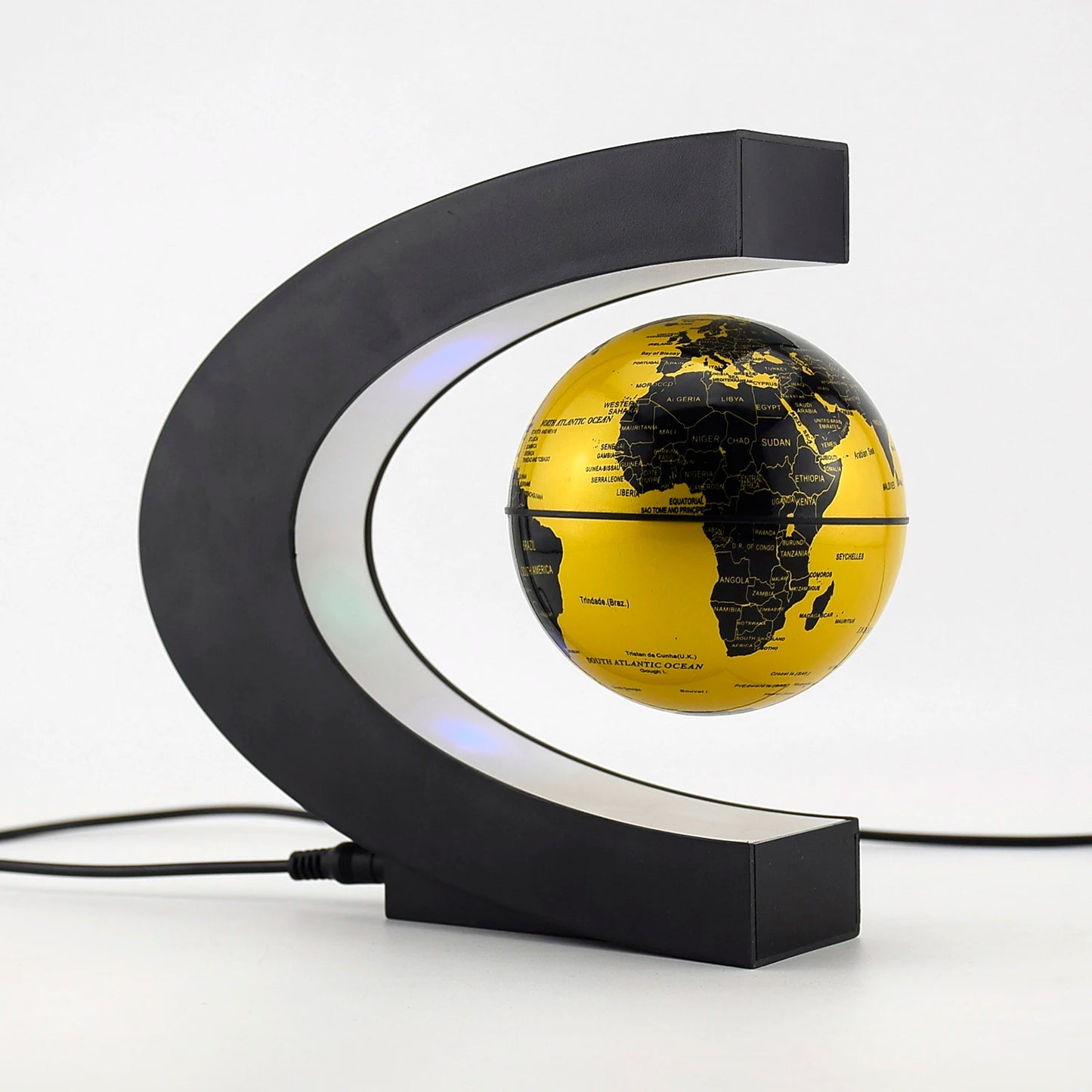 Magnetic Floating Globe Lamp with LED World Map - Enchanting Antigravity Decor and Ideal Gift for Any Occasion