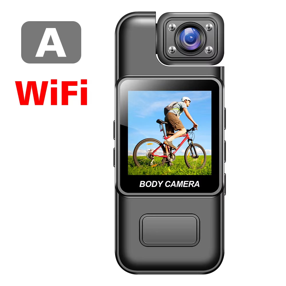 Capture Every Moment with the 4K Ultra HD WiFi Mini Camera - Your Perfect Portable Digital Video Recorder with Night Vision for Police and Outdoor Adventures