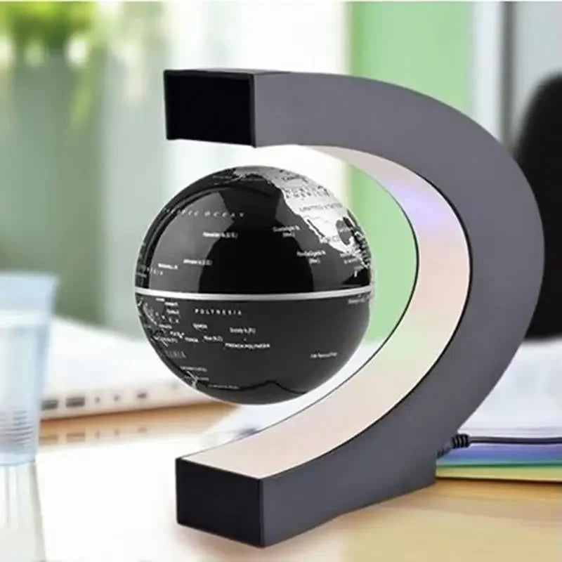 Magnetic Floating Globe Lamp with LED World Map - Enchanting Antigravity Decor and Ideal Gift for Any Occasion