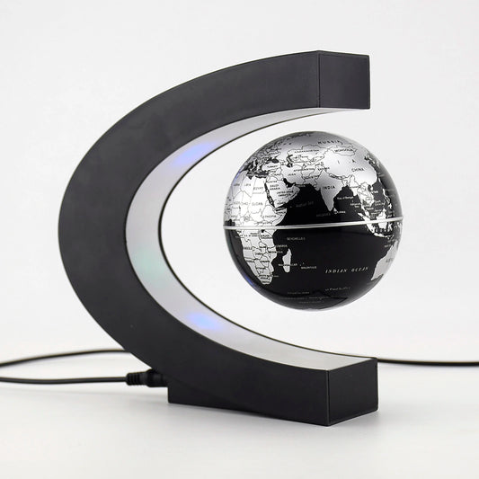 Magnetic Floating Globe Lamp with LED World Map - Enchanting Antigravity Decor and Ideal Gift for Any Occasion