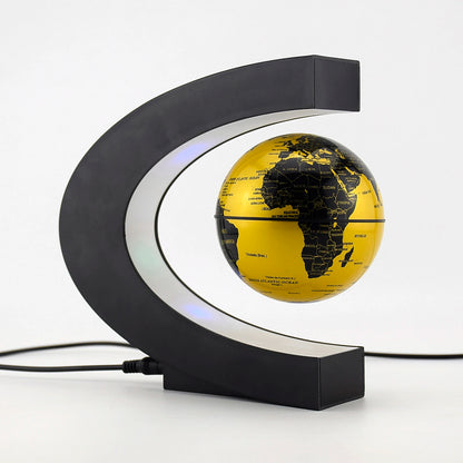 Magnetic Floating Globe Lamp with LED World Map - Enchanting Antigravity Decor and Ideal Gift for Any Occasion
