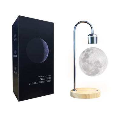 Experience the Magic of the Magnetic Levitation 3D Printed Floating Moon Lamp - A Unique LED Night Light for Stunning Home Décor