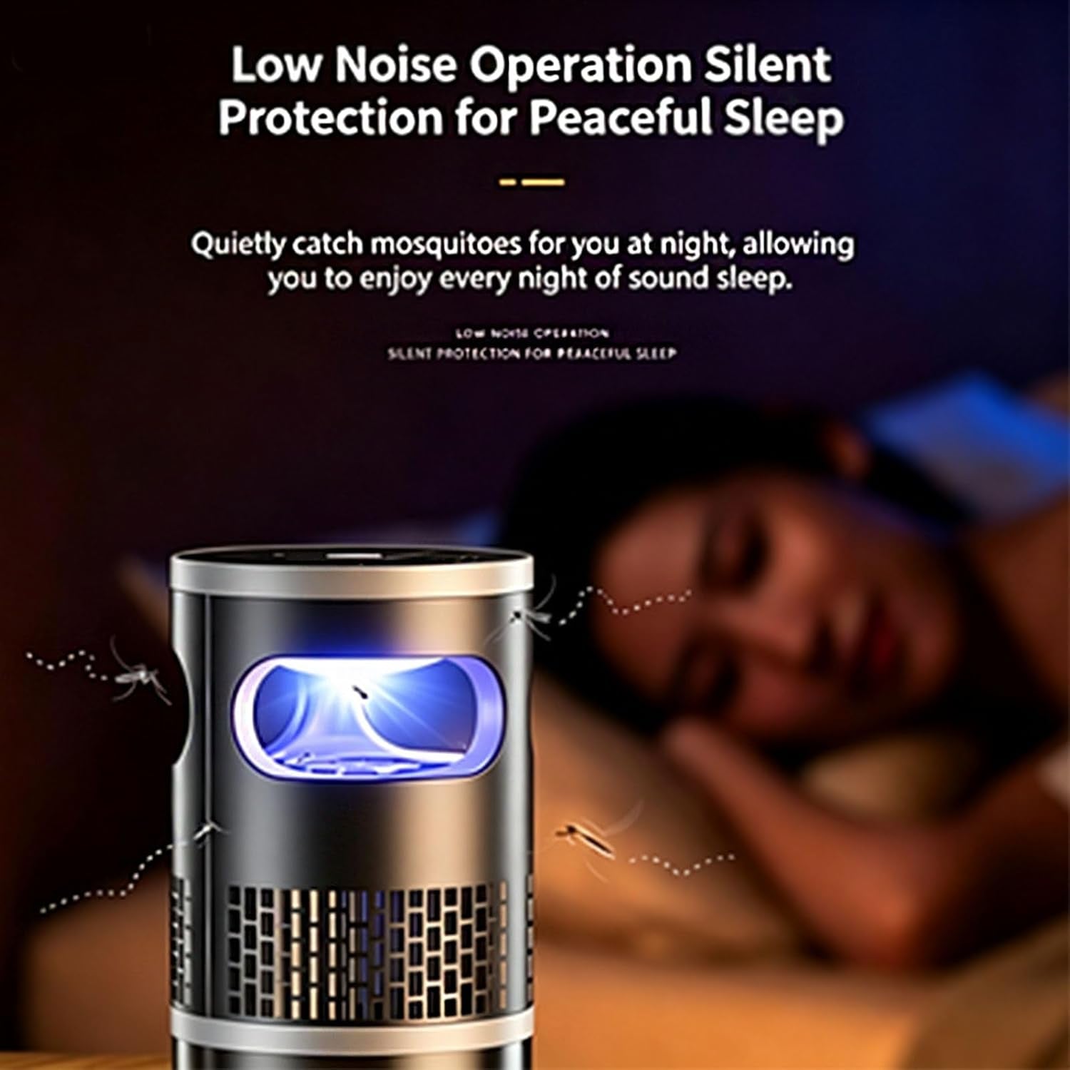 Transform Your Space with the Ultra-Quiet Bionic UV Mosquito Trap - The Ultimate Indoor/Outdoor Insect Solution, Safe for Kids & Pets, Cordless & Rechargeable