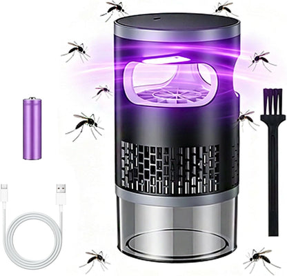 Transform Your Space with the Ultra-Quiet Bionic UV Mosquito Trap - The Ultimate Indoor/Outdoor Insect Solution, Safe for Kids & Pets, Cordless & Rechargeable