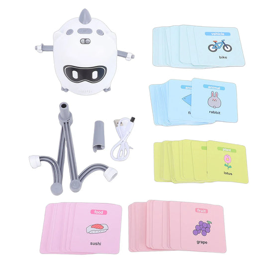 Interactive Educational Drawing Robot for Kids - 100 Fun Learning Cards Included!