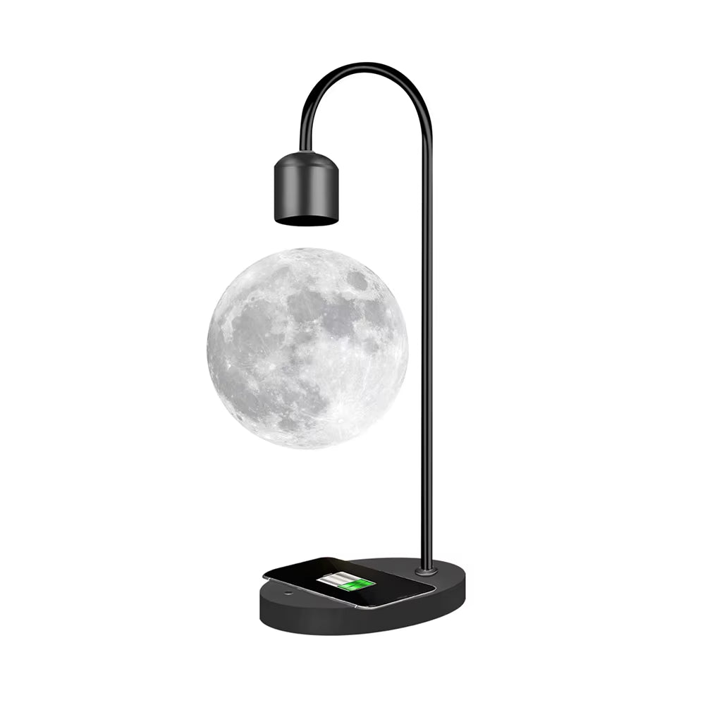 Experience the Magic of the Magnetic Levitation 3D Printed Floating Moon Lamp - A Unique LED Night Light for Stunning Home Décor
