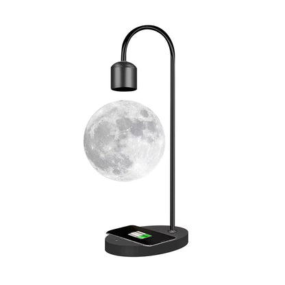 Experience the Magic of the Magnetic Levitation 3D Printed Floating Moon Lamp - A Unique LED Night Light for Stunning Home Décor