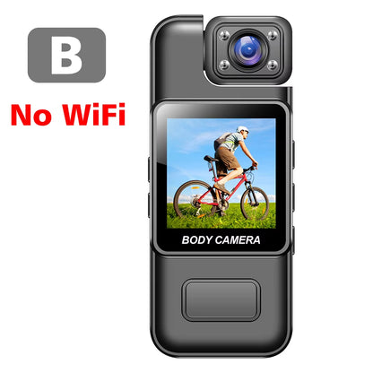 Capture Every Moment with the 4K Ultra HD WiFi Mini Camera - Your Perfect Portable Digital Video Recorder with Night Vision for Police and Outdoor Adventures