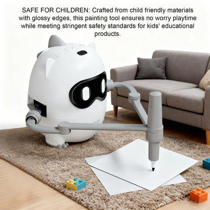 Interactive Educational Drawing Robot for Kids - 100 Fun Learning Cards Included!