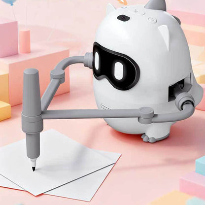 Interactive Educational Drawing Robot for Kids - 100 Fun Learning Cards Included!